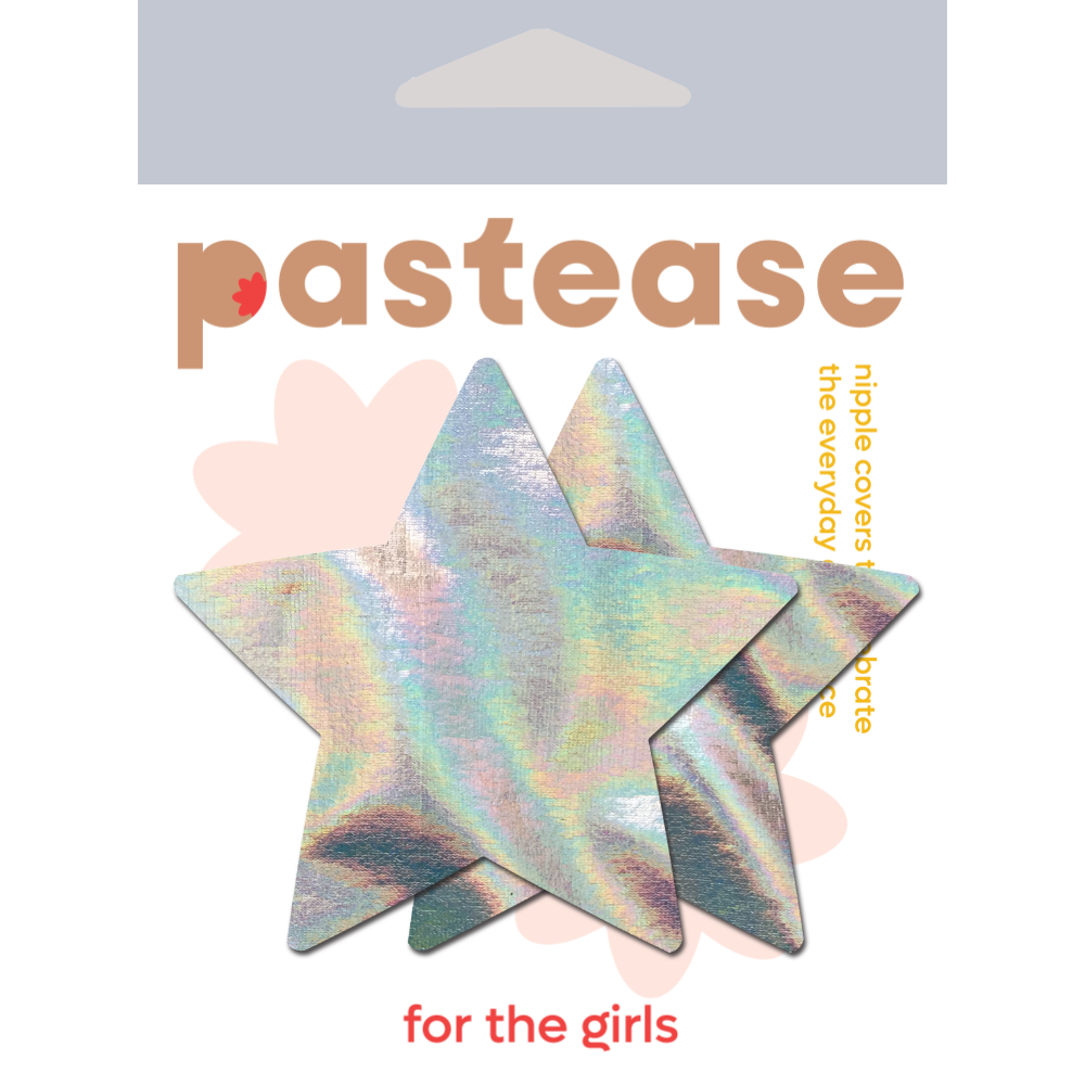 Holographic Star Nipple Pasties by Pastease® o/s