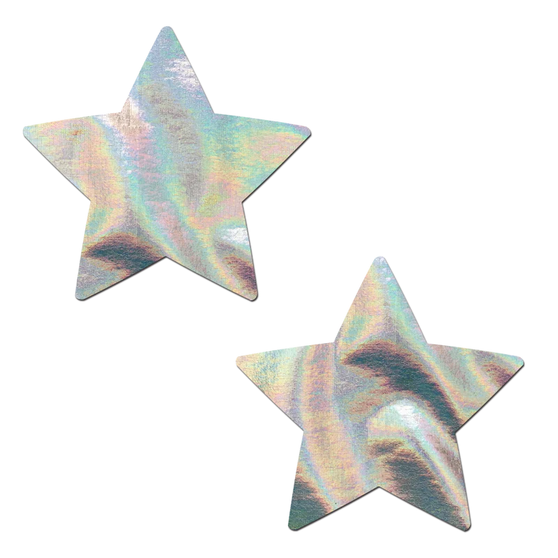 Holographic Star Nipple Pasties by Pastease® o/s