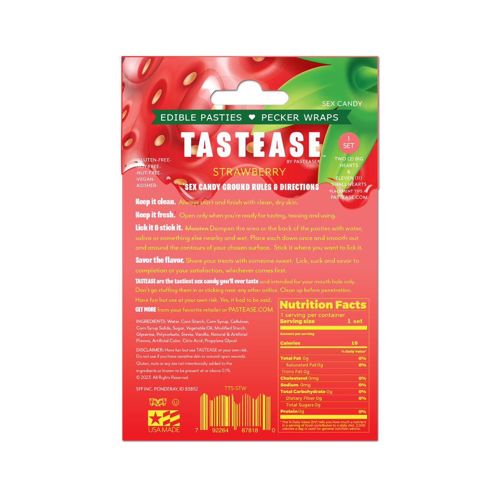 Tastease: Edible Pasties & Pecker Wraps Candy by Pastease