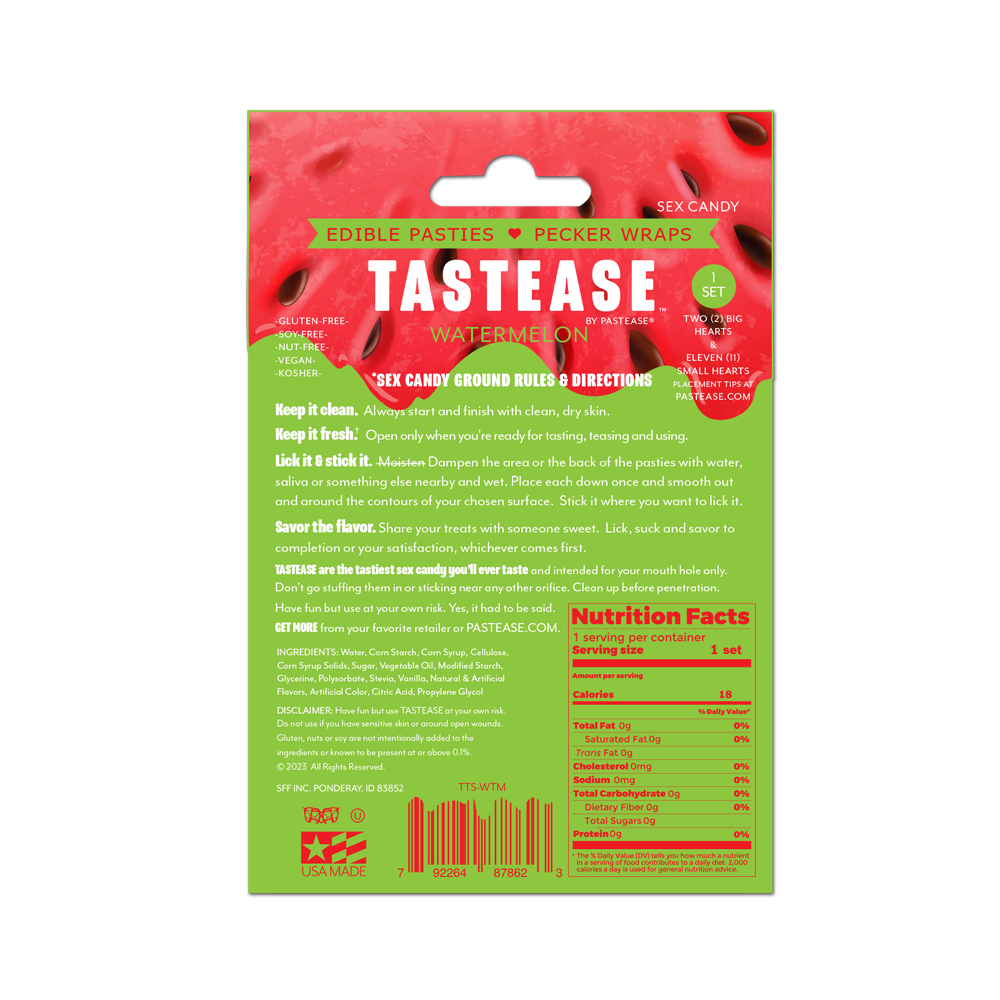 Tastease: Edible Pasties & Pecker Wraps Candy by Pastease