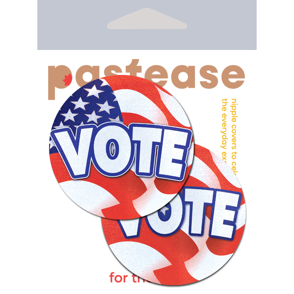 Vote: Patriotic USA American Vote Nipple Pasties by Pastease®