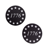 1776 Star Spangled Black & White Nipple Pasties by Pastease