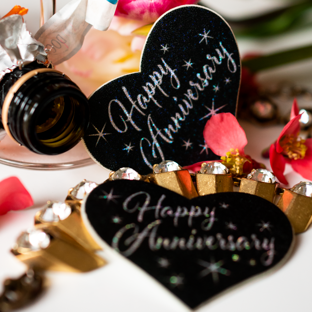 Love: 'Happy Anniversary' Heart Nipple Pasties by Pastease®
