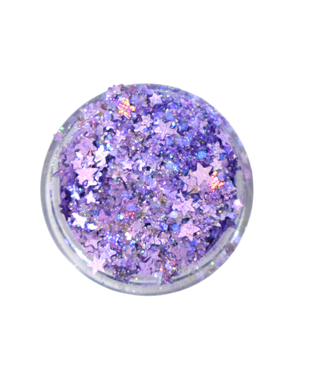 Showgirl - Light Purple Holographic Chunky Glitter with Stars