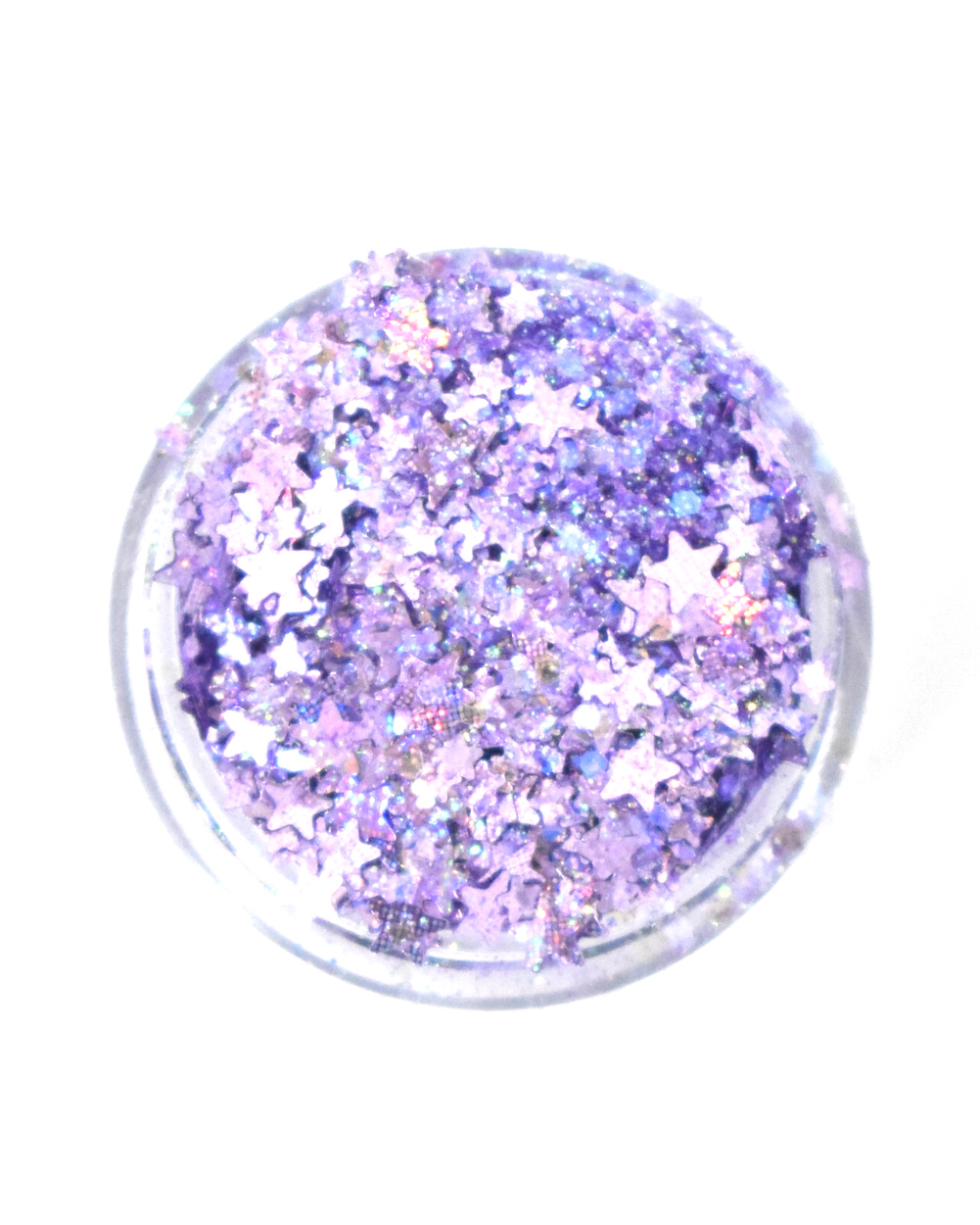 Showgirl - Light Purple Holographic Chunky Glitter with Stars