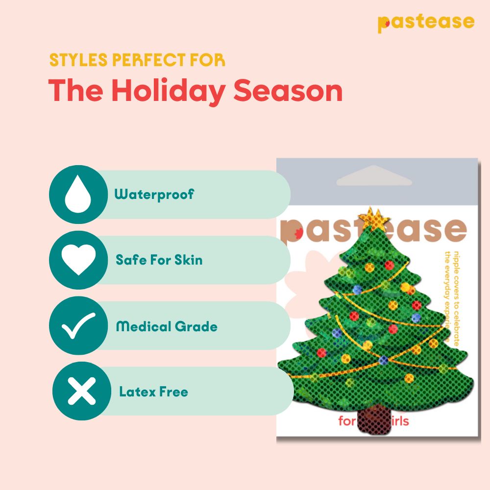 Christmas Tree Nipple Pasties by Pastease®