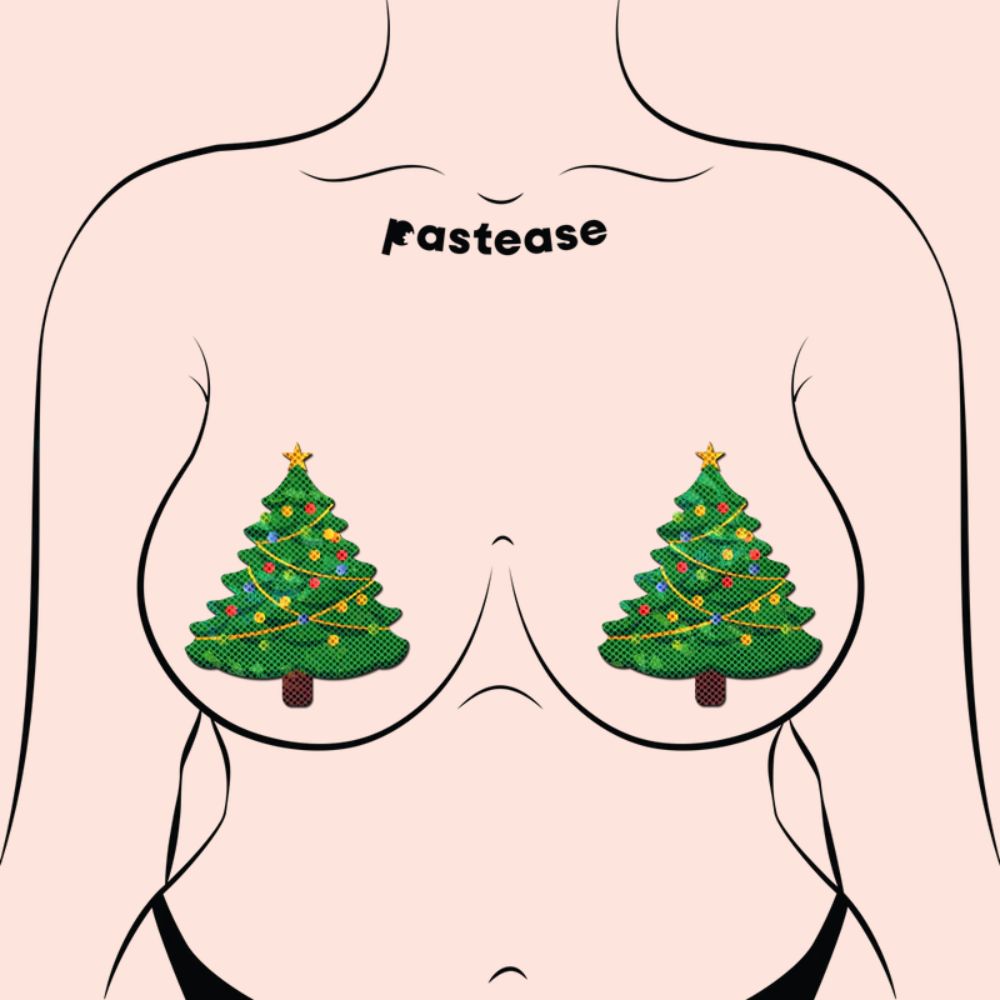 Christmas Tree Nipple Pasties by Pastease®