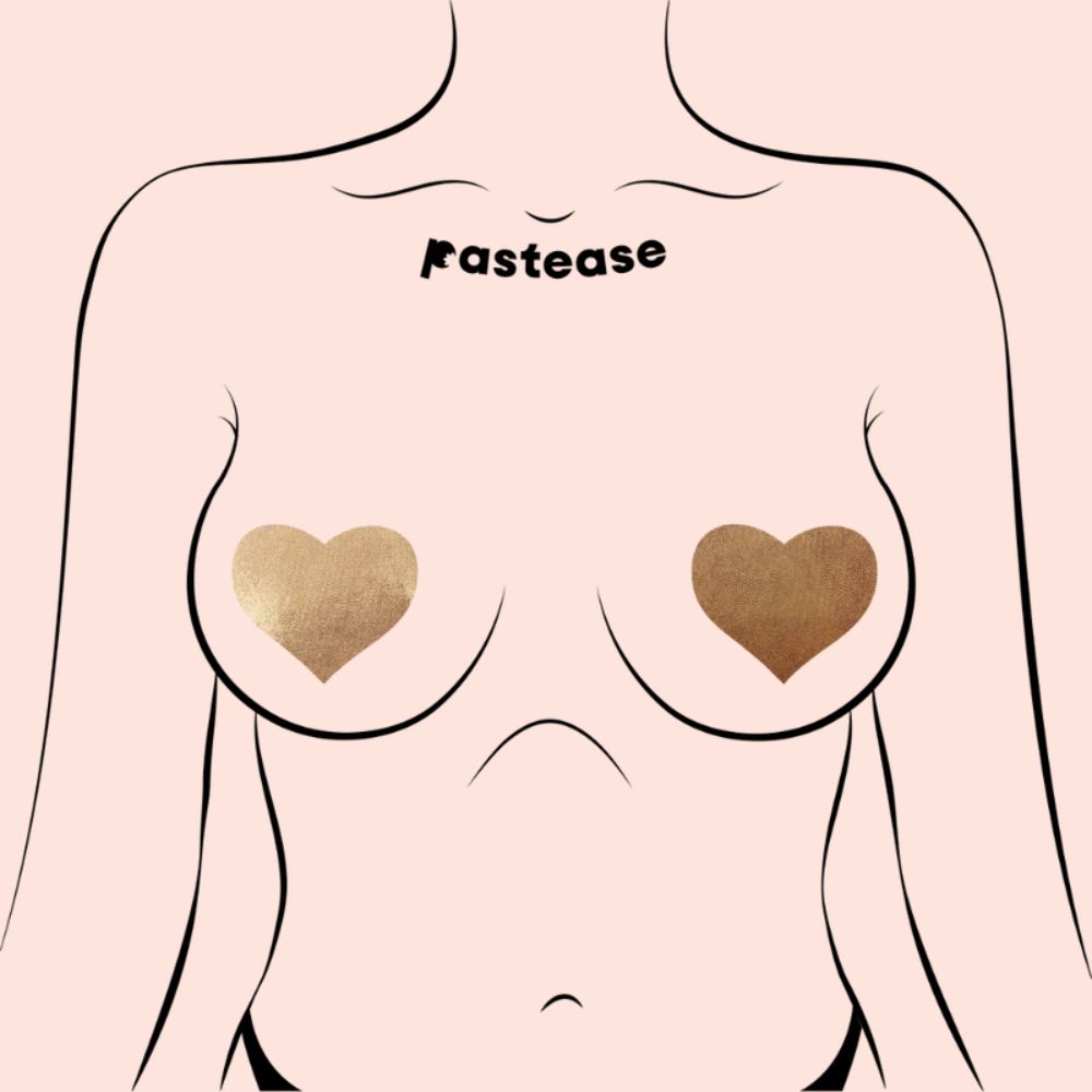 Liquid Heart Nipple Pasties by Pastease®