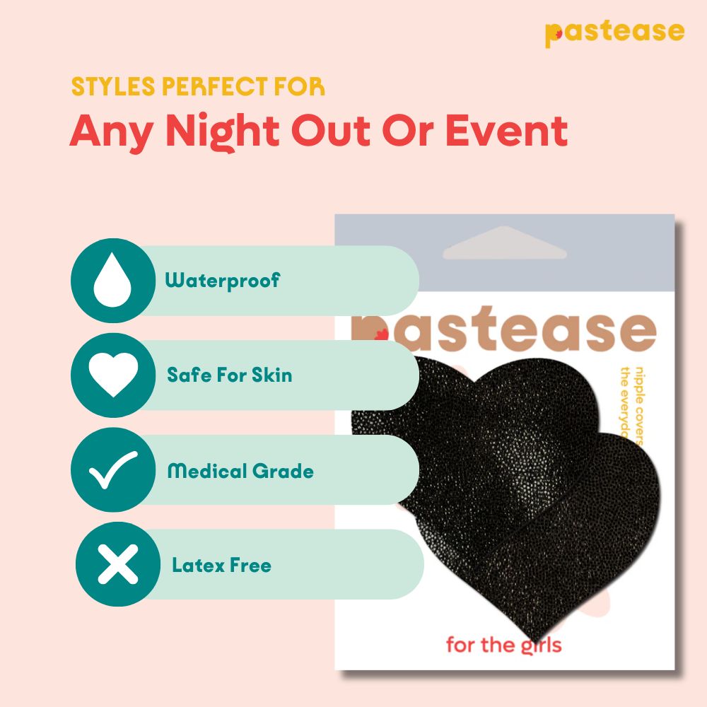 Liquid Heart Nipple Pasties by Pastease®