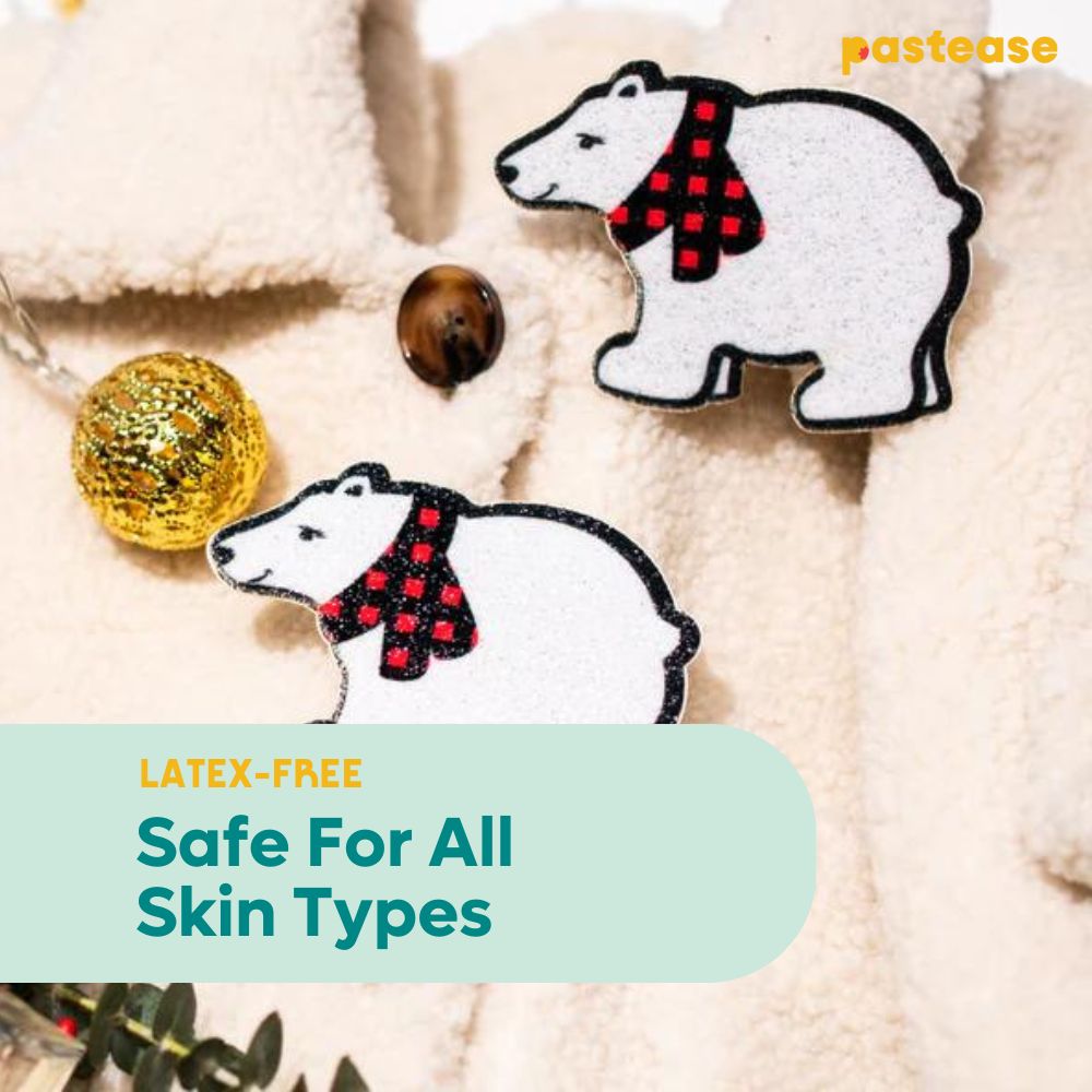 Polar Bear with Scarf Sparkling Nipple Pasties by Pastease®