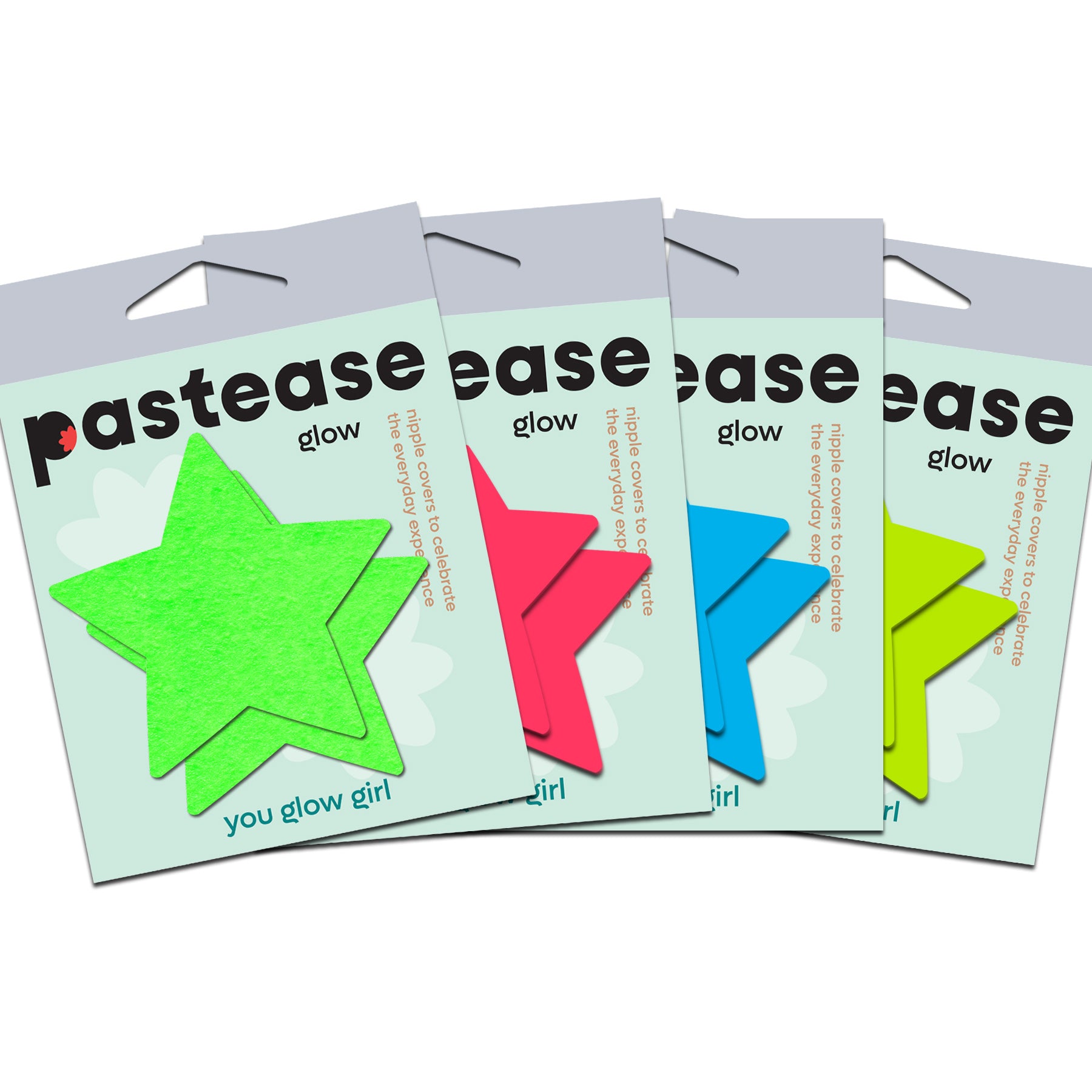 Star Pasties Glow in the Dark Star Nipple Covers by Pastease®