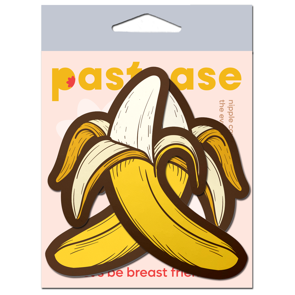 Banana Pasties Long Yellow Nipple Covers by Pastease®