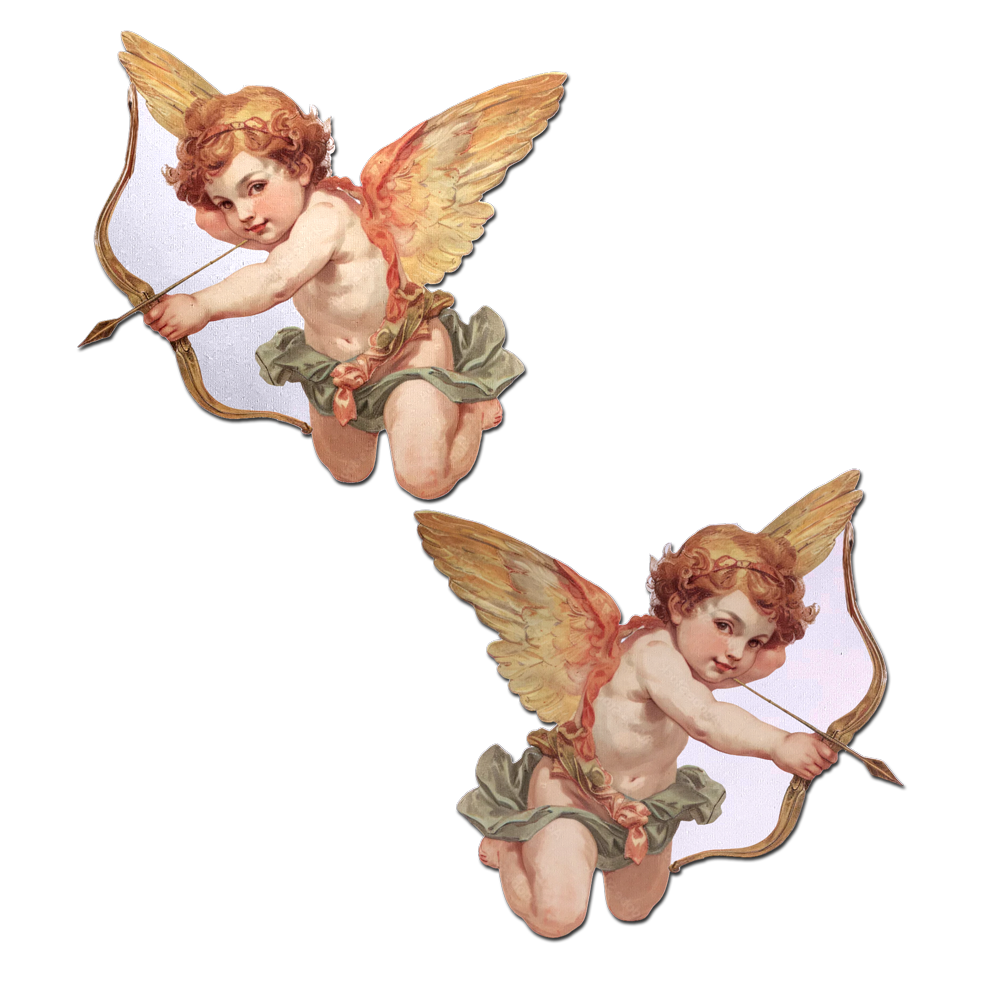 Cupid Cherub Vintage Breast Pasties Valentine's Day Classic by Pastease®