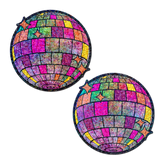 Disco Ball Nipple Covers Shimmering Glitter Pasties by Pastease