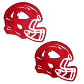 Helmet: Red & White American Football Helmet Pasties by Pastease
