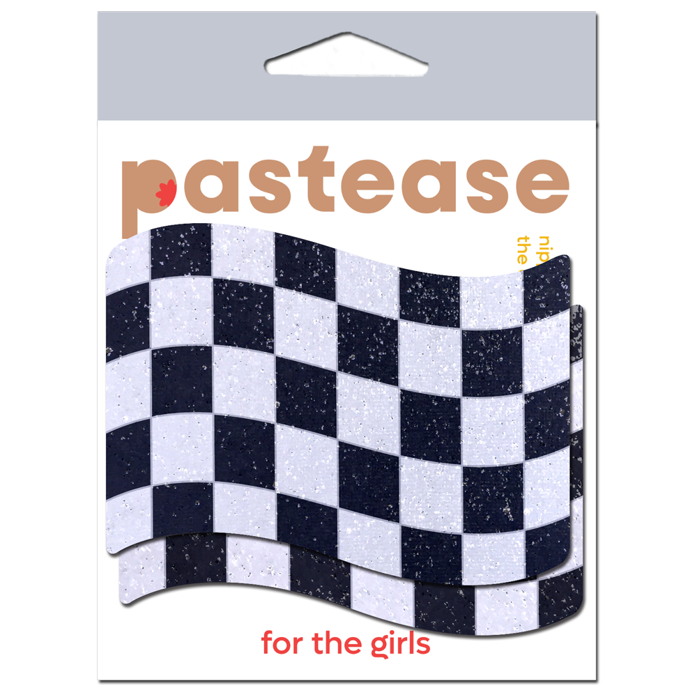 Checkered Flag Racing Breast Pasties by Pastease®