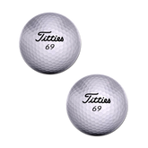 Golfball Pasties 'Titties' Logo Golfing Nipple Covers by Pastease