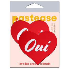 Red Oui Oui Heart Pasties by JennaJean8 X Pastease