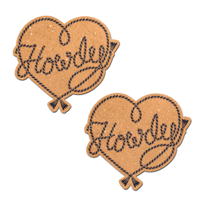 Howdy' Cowboy Rope Heart Lasso Pasties Nipple Covers by Pastease