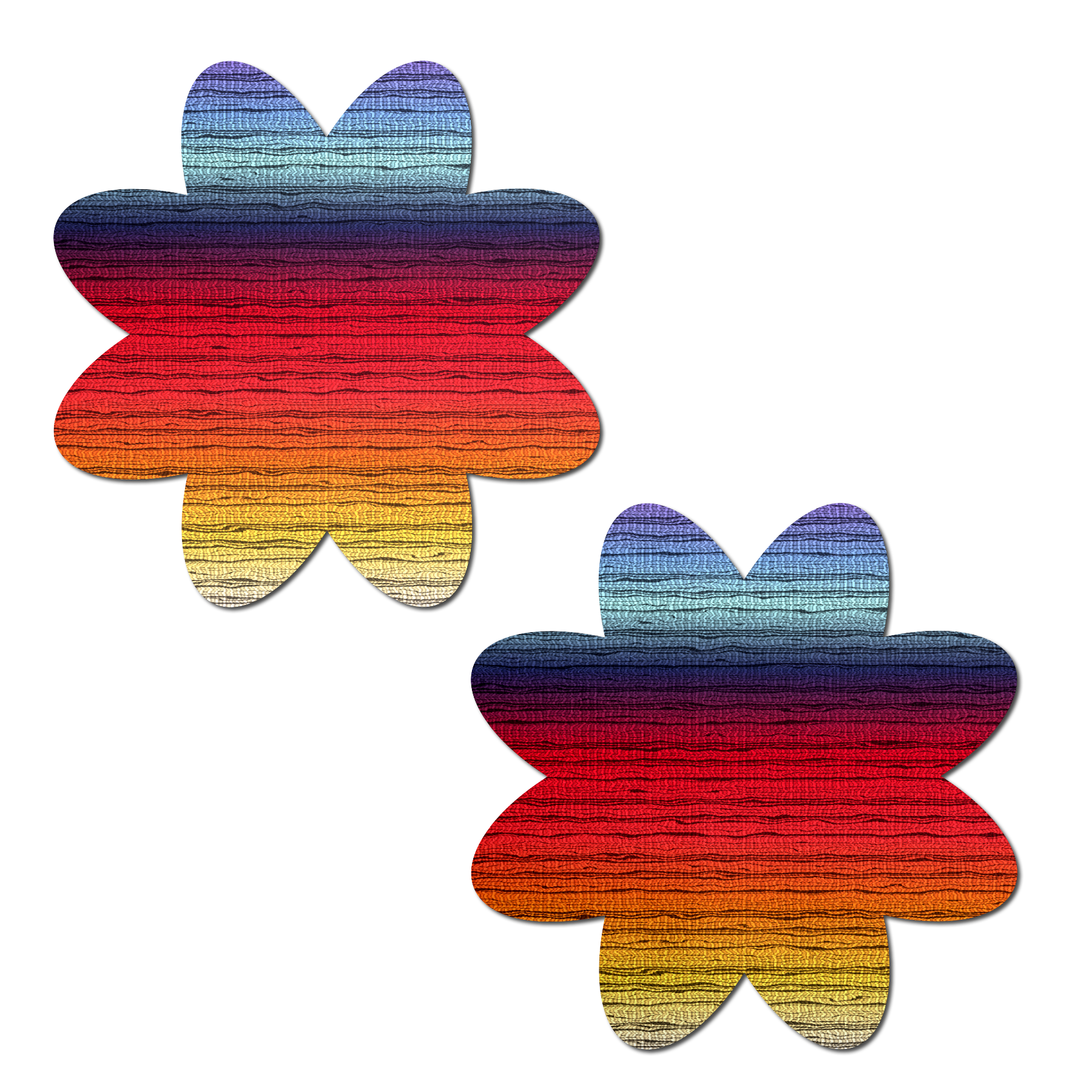 Retro Horizon Color Petal Breast Pasties by Pastease®