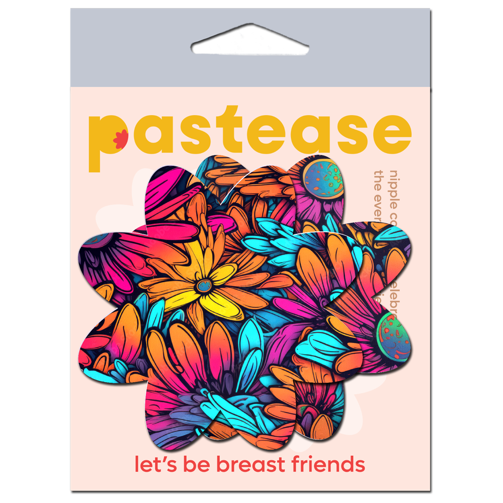 Neon Flowers Petal Breast Pasties by Pastease®