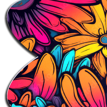 Neon Flowers Petal Breast Pasties by Pastease®