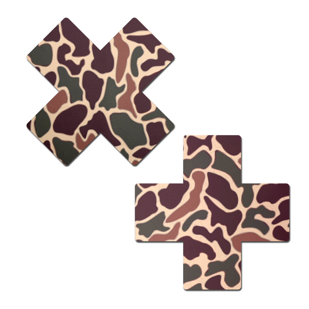 Duck Camo Plus X Breast Pasties by Pastease®