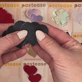 Petites: Two-Pair Small Liquid Hearts Nipple Pasties by Pastease®