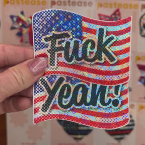 Flag: America 'Fuck Yeah!' USA Stars & Stripes Old Glory  Nipple Pasties by Pastease®