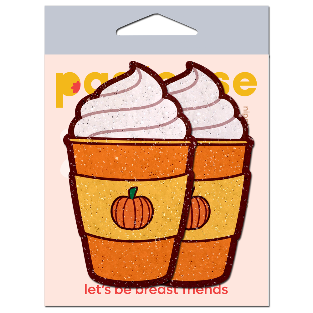 Pumpkin Spice Latte Breast Pasties Nipple Covers by Pastease