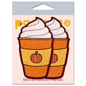 Pumpkin Spice Latte Breast Pasties Nipple Covers by Pastease
