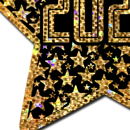 Happy New Year Pasties 2026 Black & Gold Star Nipple Covers by Pastease®