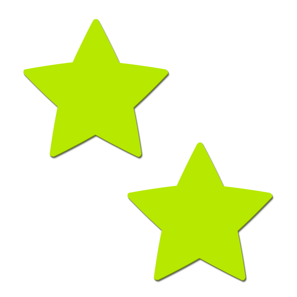 Star Pasties Glow in the Dark Star Nipple Covers by Pastease®