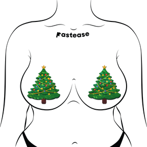 Christmas Tree Nipple Pasties by Pastease®