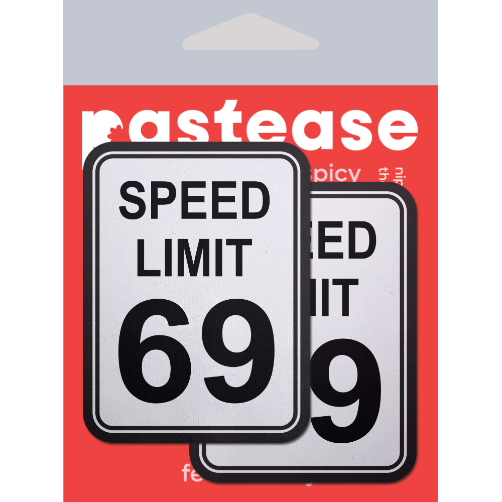 Speed Limit 69 Nipple Pasties by Pastease®