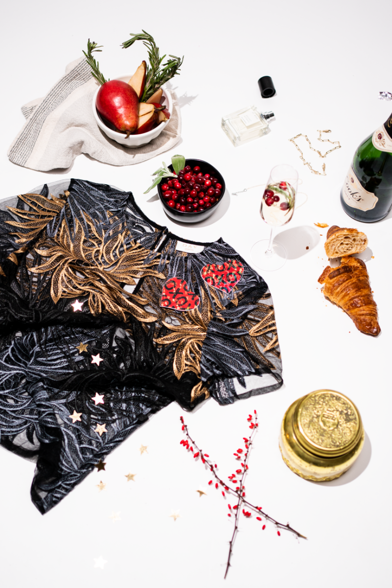 Love: Shattered Glass Disco Ball Red with Black XO Heart Nipple Pasties by Pastease®