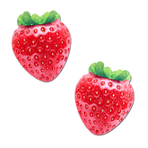 Strawberry: Sparkly Red & Juicy Berry Nipple Pasties by Pastease®