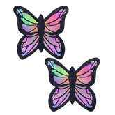Coverage: Butterfly Rainbow Twinkle Velvet Full Breast Covers Support Tape by Pastease