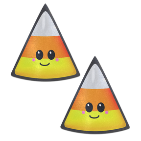 Candy Corn: Happy Kawaii Halloween Nipple Pasties by Pastease® o/s
