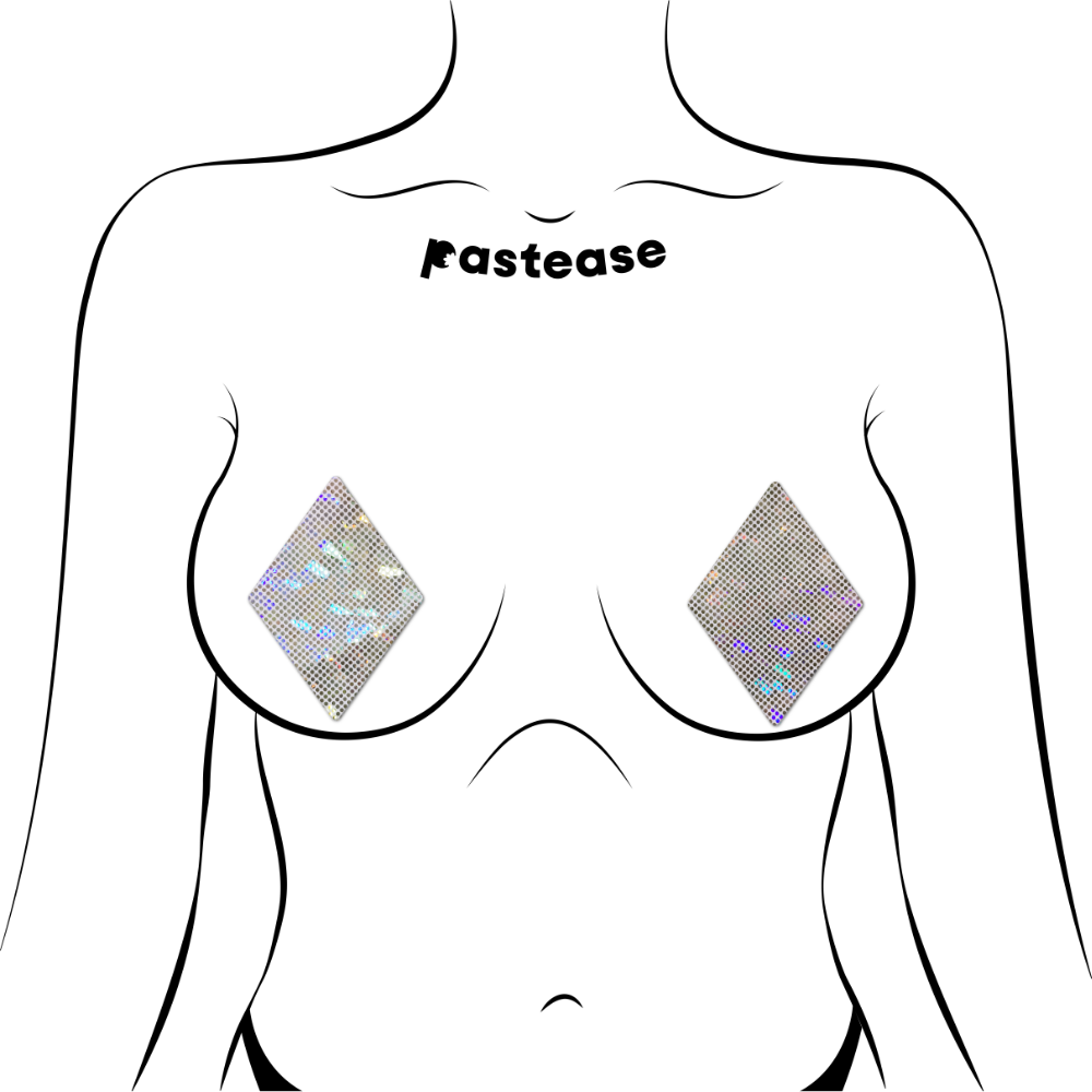 Disco Diamond Glitter Nipple Pasties by Pastease®