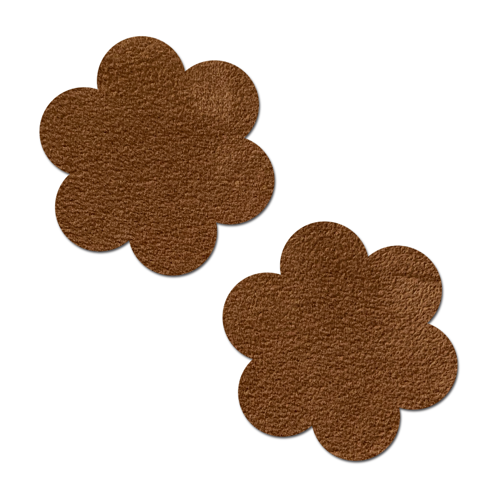 Everyday Reusable: Camel Suede Flower Reusable Nipple Pasties by Pastease®  Everyday 