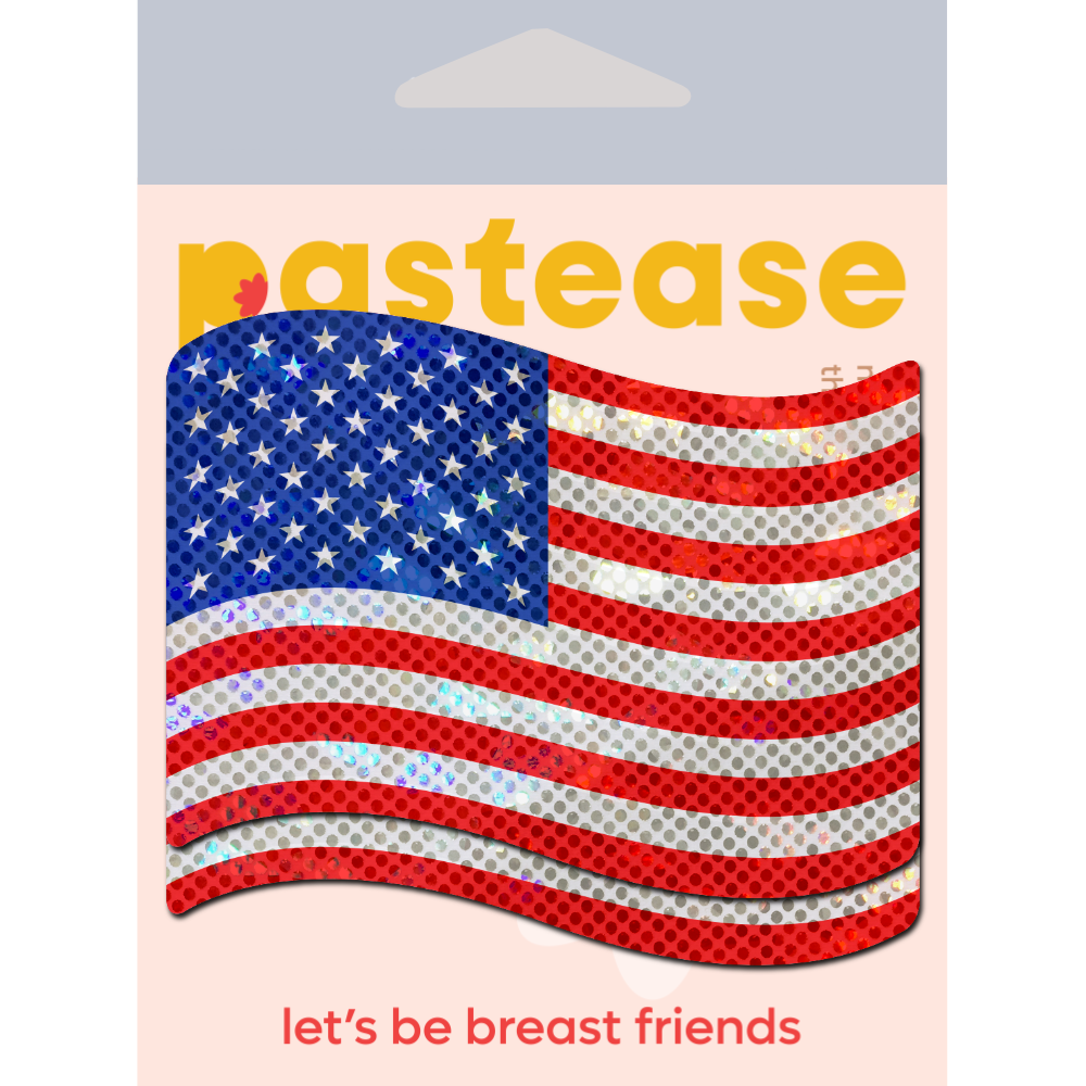 Flag: American USA Stars & Stripes Nipple Pasties by Pastease®