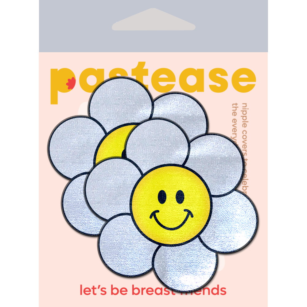 Daisy: Smiling Flower Happy Face Nipple Pasties by Pastease® – Miette