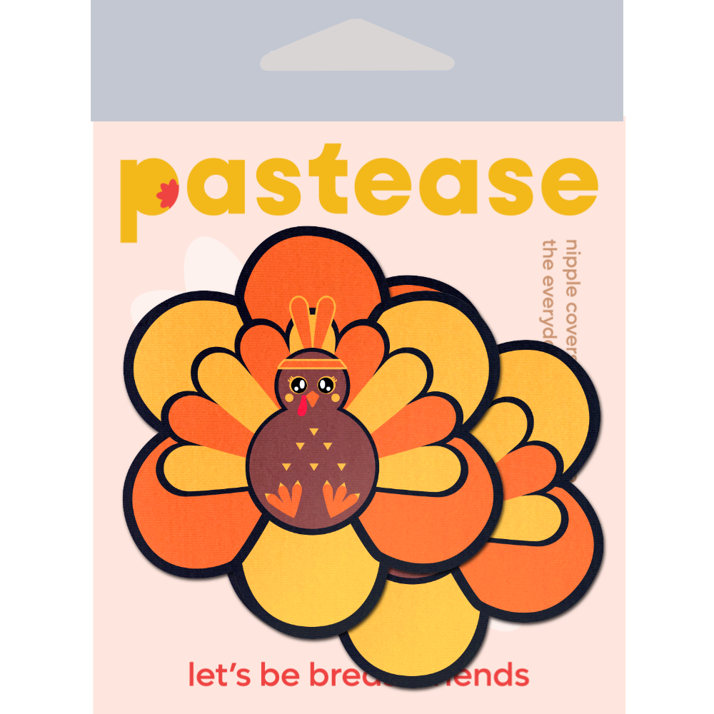 Daisy: Thanksgiving Kawaii Fall Turkey Nipple Pasties by Pastease®