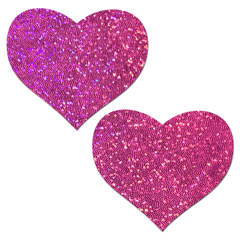 Glitter Heart Nipple Pasties by Pastease®