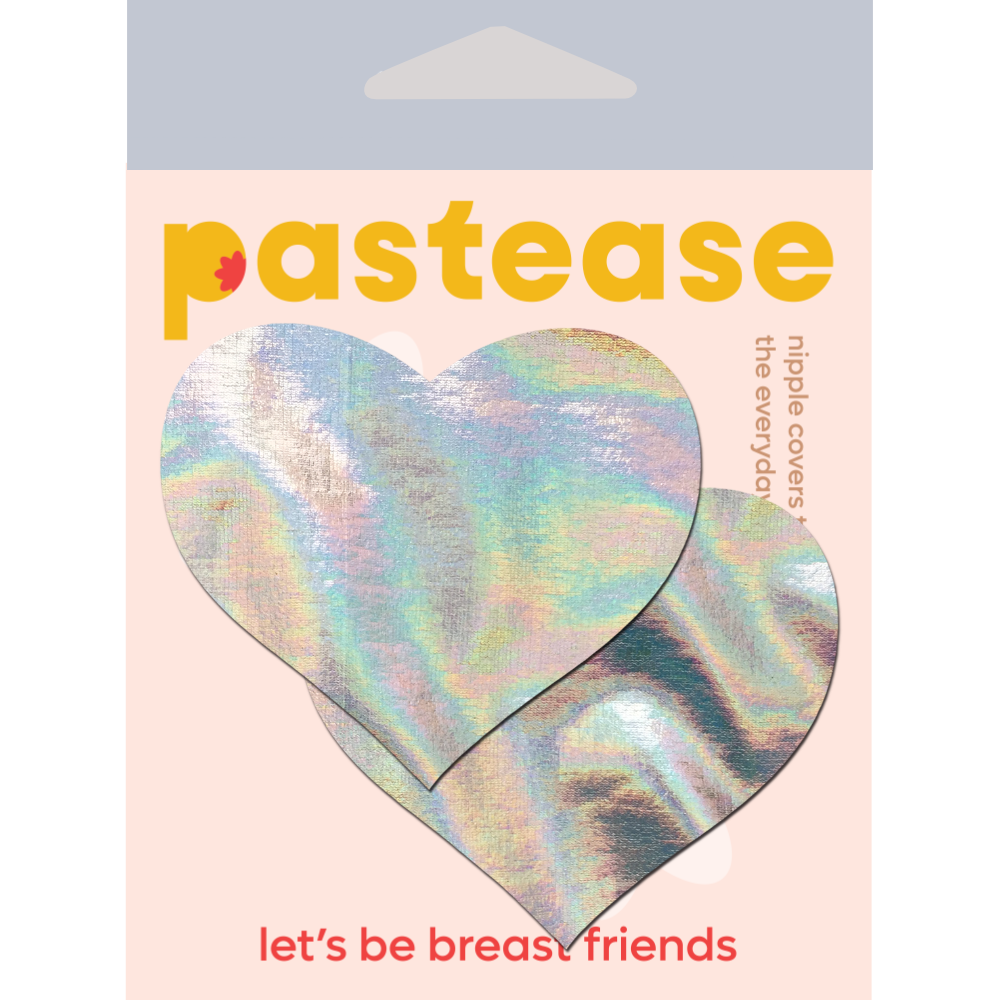 Holographic Heart Nipple Pasties by Pastease® o/s