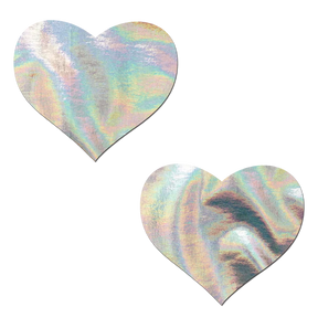 Holographic Heart Nipple Pasties by Pastease® o/s