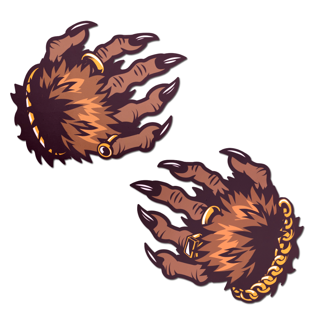 Monster Hands Pasties: Classy Werewolf Claws Nipple Covers by Pastease®