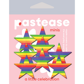 Body Minis: 10 Mini Rainbow Stars Nipple & Body Pasties by Pastease®