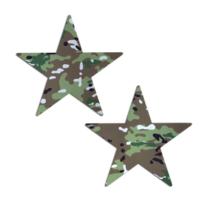 Nautical Star: Military Multi-Cam Camoflauge Nipple Pasties by Pastease®